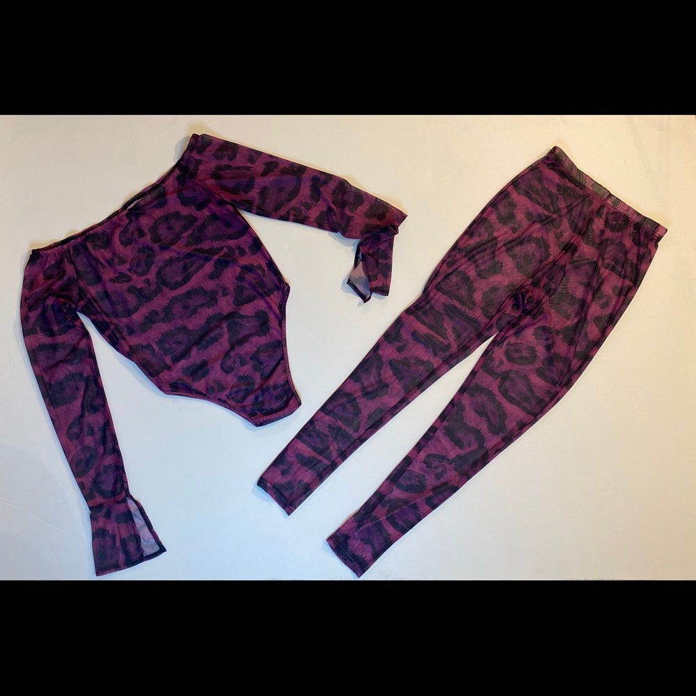 2 Piece Animal Print Set